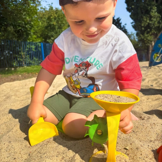 Pieskový a vodný mlynček na experimenty