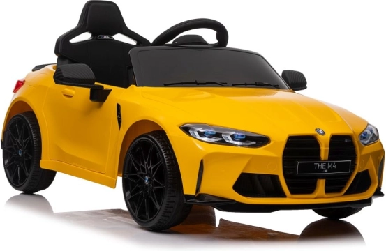 Detské elektrické auto BMW M4 žlté