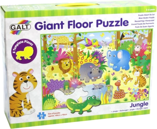 Galt obrie podlahové puzzle džungľa 30 dielikov