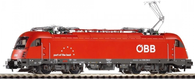 Elektrická lokomotíva Piko ÖBB Rh 1216 Taurus so štyrmi pantografmi, epocha VI (H0)