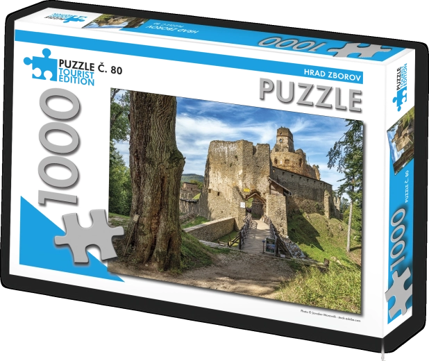 Turistická edícia puzzle Hrad Zborov 1000 dielikov
