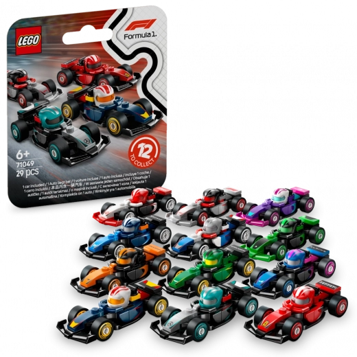 Lego zberateľské pretekárske autá F1