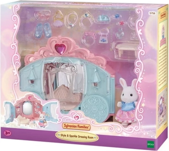 Štýlová šatňa s kočiarom – SYLVANIAN FAMILIES