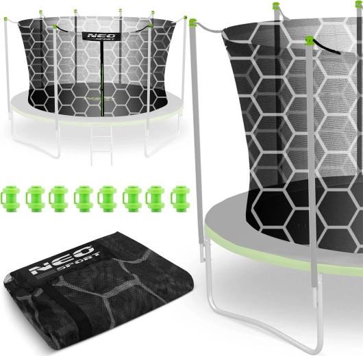 Neo-Sport vnútorná ochranná sieť na trampolínu 404 cm (13 ft) pre 8 stĺpikov