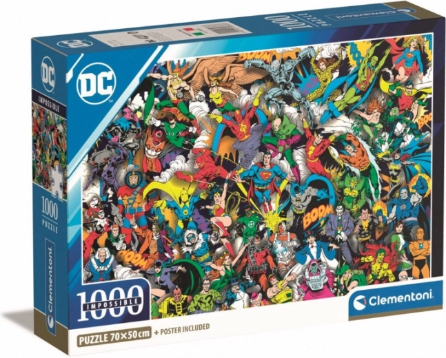 Puzzle 1000 dielikov Impossible DC Comics