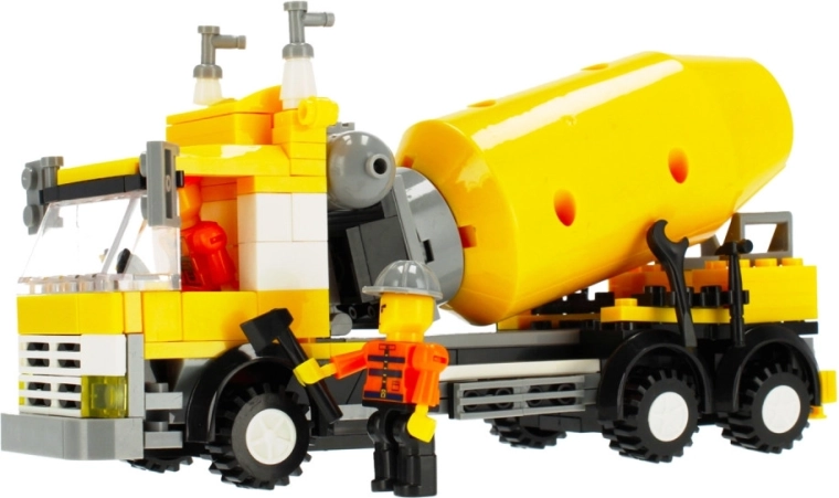 Minifigúrka stavbára a detailná kabína