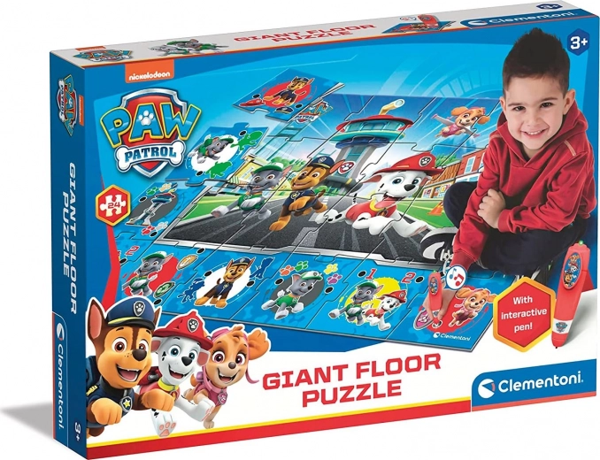 Puzzle s koberci Tlapková patro, 24 dielikov