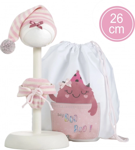 Oblečenie pre bábiku bábätko New Born veľkosti 26 cm s doplnkami