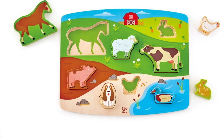Puzzle hospodárske zvieratká