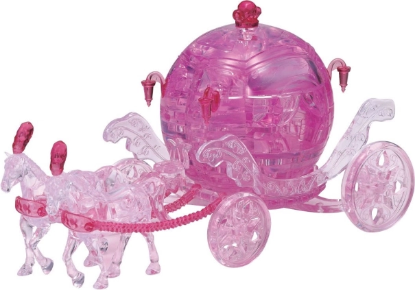 3D kryštálové puzzle kráľovský koč – 67 dielikov