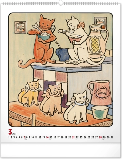 12 ilustrácií Josefa Ladu