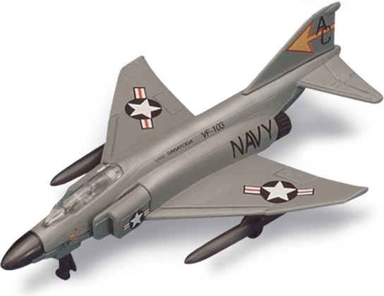 Maisto Fresh Metal Tailwinds F-4 Phantom II matne sivé lietadlo