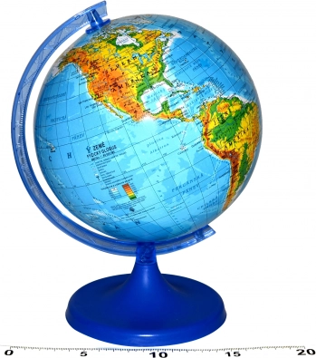 Zemepisný glóbus 16 cm