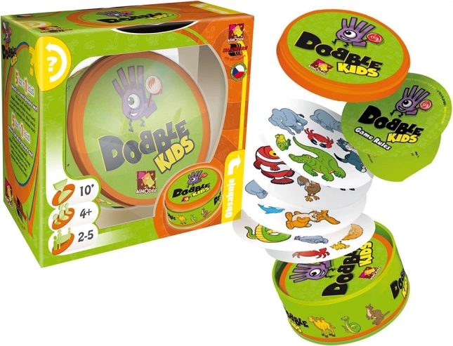 Dobble Kids – rýchla postrehová hra so zvieratkami