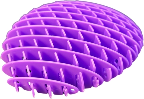 Antistresová fidget hračka fialová, elastická a senzorická 10 cm