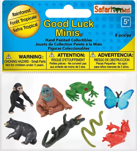 Safari Ltd. Good Luck Minis funpack dažďový prales