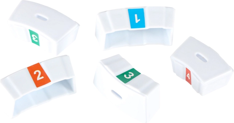 Číslované a farebné dieliky