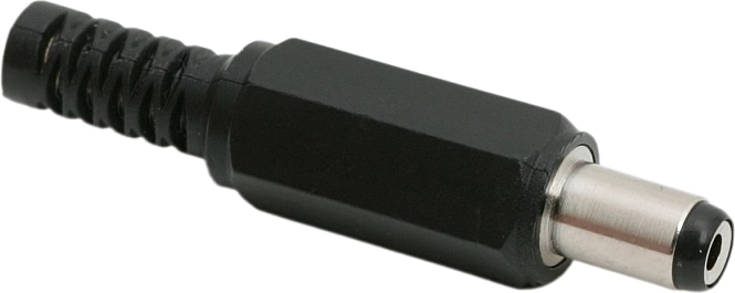 DC zástrčka 5,5 × 2,1 mm s ochranou proti zalomeniu