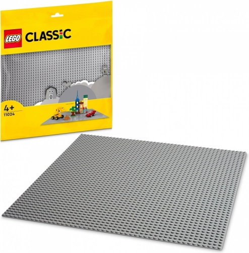 LEGO Classic 11024 Šedá podložka na stavanie