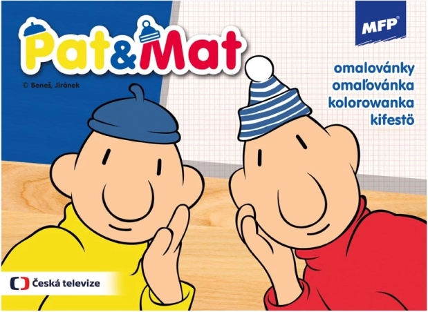 Omaľovánky PAT A MAT MFP, A5, 16 strán