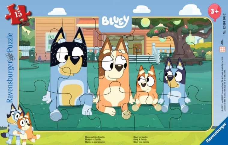 Puzzle Bluey 15 dielikov
