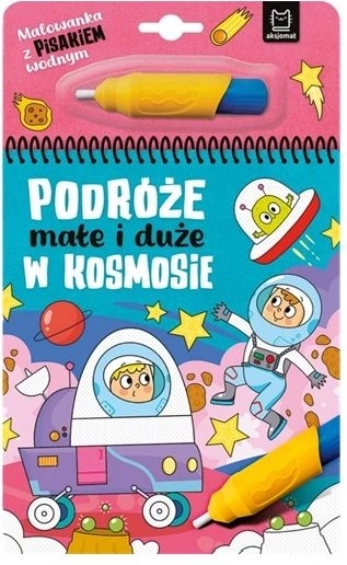 Maľovanka s vodným fixom vo vesmíre