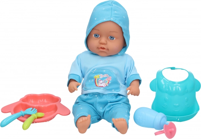 Mäkké bábätko so zvukmi a doplnkami 30 cm