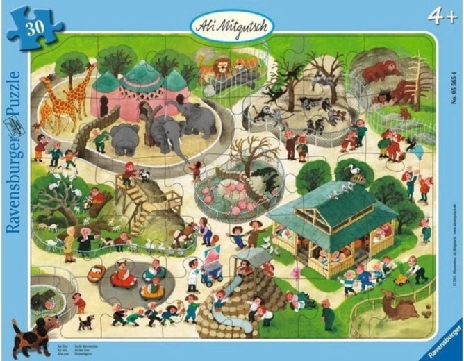 Ravensburger Puzzle návšteva zoo 30 dielikov