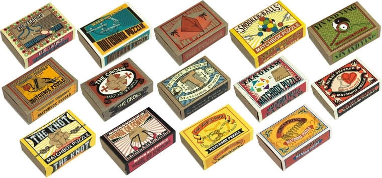 Matchbox hlavolam do vrecka – 1 ks (mix) PROFESSOR PUZZLE