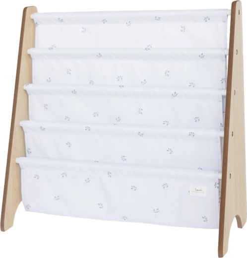 3 Sprouts stojan na knižky recycled blueberry/ivory