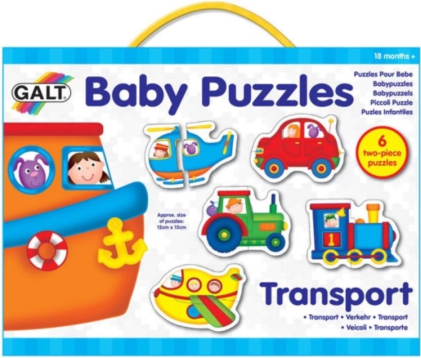 Galt baby puzzle doprava 6×2 dieliky