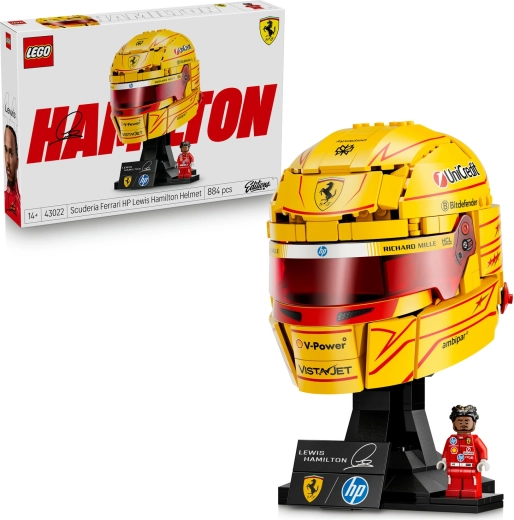 LEGO Editions prilba Lewisa Hamiltona Scuderia Ferrari HP