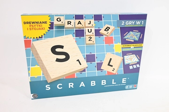 Scrabble – drevené prvky