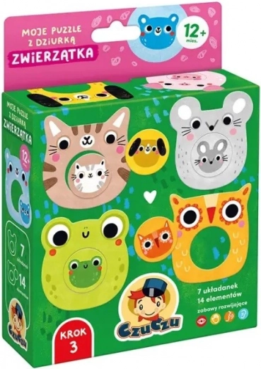 Moje puzzle s dierkou – Zvieratká