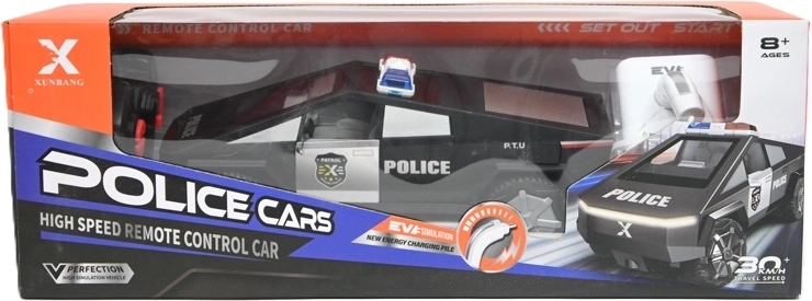 Futuristické policajné auto RC na diaľkové ovládanie