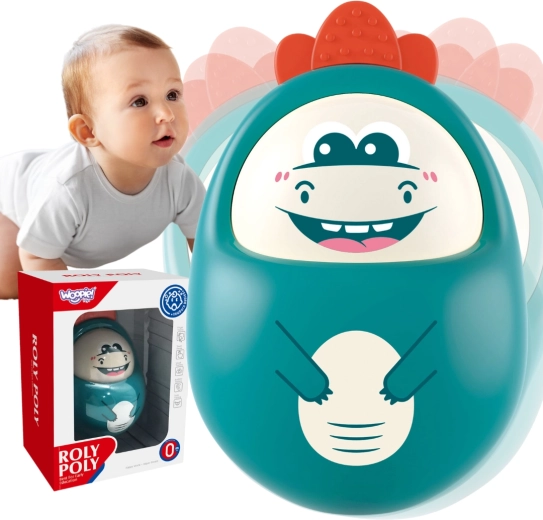 Woopie hojdačký dinosaurus s melódiami pre bábätká