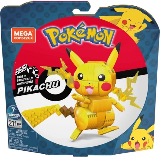 Stavebnica Pokémon Squirtle stredná – figúrka na zostavenie – Pikachu