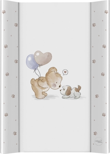 Ceba Baby prebaľovacia podložka na postieľku s pevnou doskou Ultra Light Friends Forever 50 × 70 cm