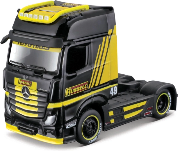 Maisto Mercedes-Benz Actros 1851 čierno-žltý 1:64