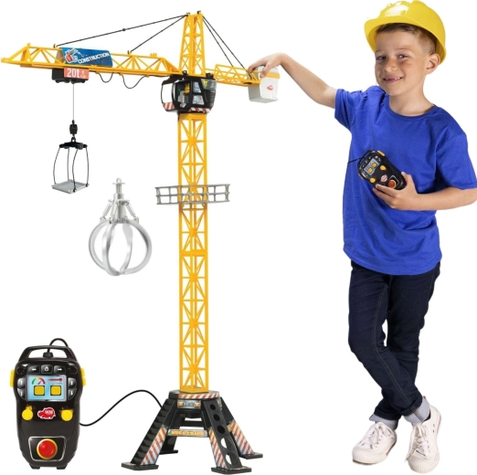 Outlet Dickie Toys Mega Crane diaľkovo ovládaný žeriav so zvukom 120 cm – chybný