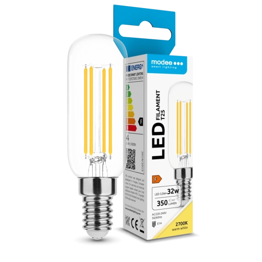 Modee LED žiarovka filament T25 3,5 W E14 350 lm teplá biela