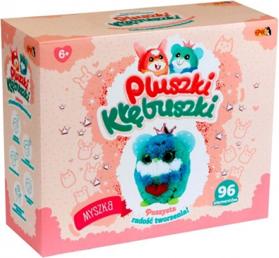 Kreatívna súprava Plyšáčci Kulihrášci – Myška
