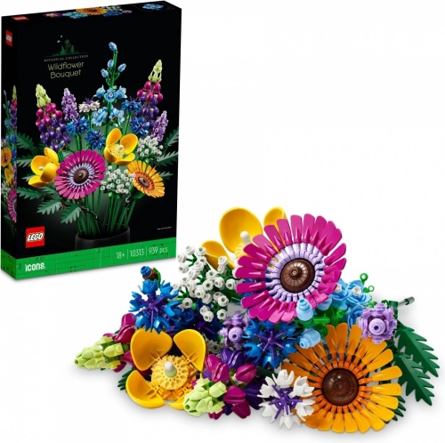 LEGO Icons – kytica z lúčnych kvetov