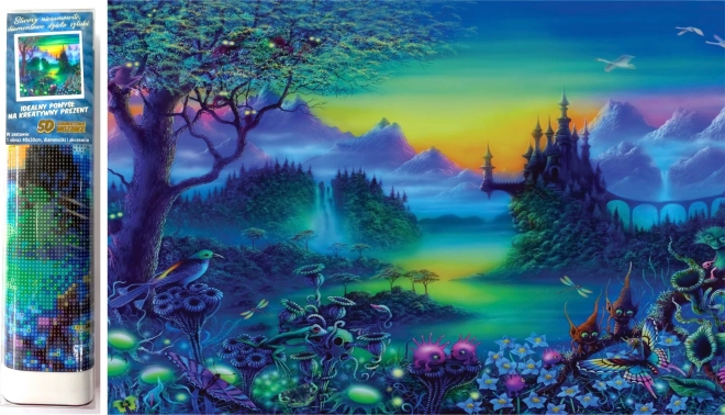 Norimpex diamantové maľovanie Tajomný hrad 30x40 cm