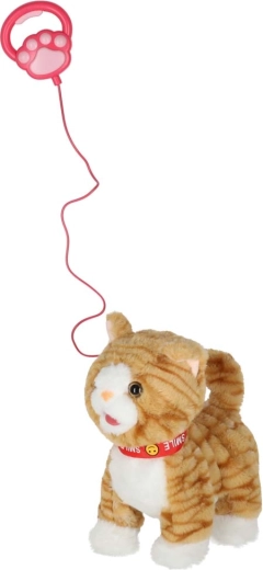 Chôdza a mňaukanie na stlačenie tlačidla