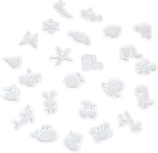 24 formičiek s veselými motívmi