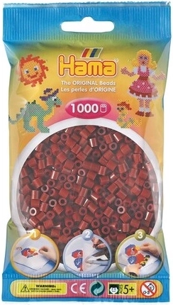 Hama midi nažehľovacie korálky bordové 1000 ks