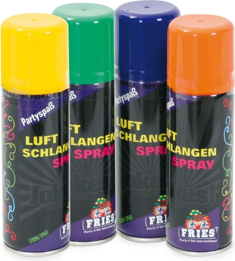 Sprej s párty serpentínami - 1 kus