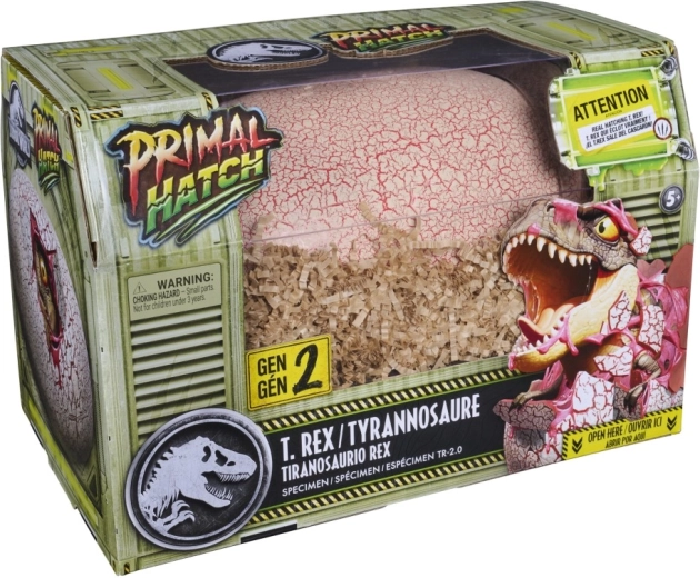 Primal Hatch interaktívny T-Rex liahnući sa z vajca sivý