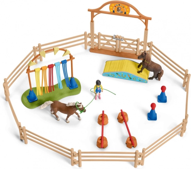 SCHLEICH Farm World® 42481 Tréning agility pre pony